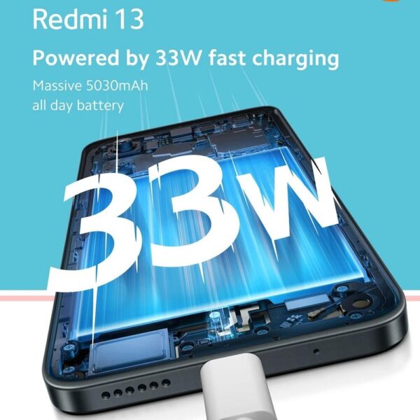 Smartphone Xiaomi Redmi 13 8/256GB - Preto - Imagem 5